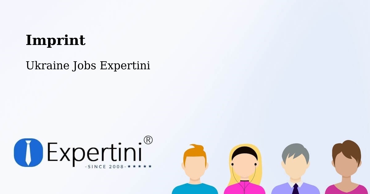 Imprint – Kyiv - Ukraine Jobs Expertini